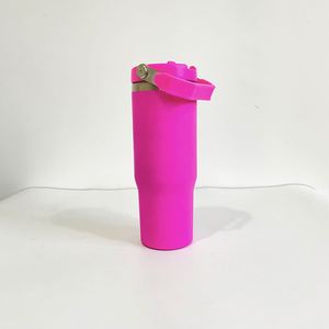 Vaso Térmico Personalizado con Logotipo, Botella de Agua Reutilizable, Sublimación, 30 oz, Acabado Mate, con Tapa y Pajita - Product Image 2