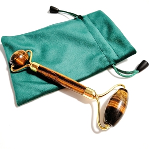 Rodillo para <strong>el</strong> cuidado Facial, masaje directo de f&aacute;brica, Natural, amarillo, Ojo de <strong>Tigre</strong>, hecho a mano - Product Image 1
