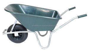 <span class=keywords><strong>Brouette</strong></span>-<span class=keywords><strong>brouette</strong></span> à roulettes de jardin en polypro, avec plateau en polypropylène de 85 litres, roue pneumatique - Product Image 4