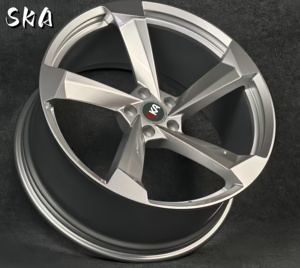 Jantes forgées sur mesure SKA à 5 branches 5x112 19 20 21 22 23 pouces pour <span class=keywords><strong>Audi</strong></span> <span class=keywords><strong>A3</strong></span> 8V A4 B8 B9 et VW Golf Mk7 Passat B8 Tiguan - Product Image 3