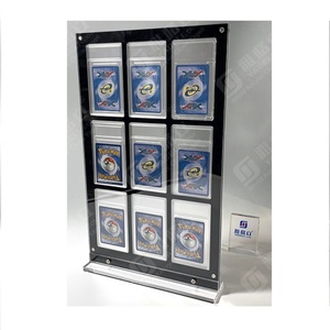 Expositor de Tarjetas Acrílico de 9 Ranuras, Alta Transparencia, Personalizado, Precio Bajo de Fábrica - Product Image 4