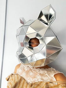 <span class=keywords><strong>Miroir</strong></span> argenté 3d masque Cosplay <span class=keywords><strong>l</strong></span>éopard tigre dragon chat casque Rave <span class=keywords><strong>Animal</strong></span> coiffure Festival <span class=keywords><strong>de</strong></span> musique DJ masque Club accessoires <span class=keywords><strong>de</strong></span> danse - Product Image 3