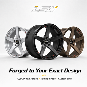 Jantes forgées LS8199 5x112 5x120 18 19 20 pouces, garantie du meilleur prix, remplacement OEM, rivets noirs et rouges pour BMW Mercedes - Product Image 5