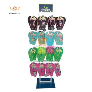 Cửa hàng bán lẻ khuyến mãi <span class=keywords><strong>Pop</strong></span> kim loại dép dép giày Kệ Flip Flops hiển thị đứng kim Loại hiển thị đá - Product Image 6