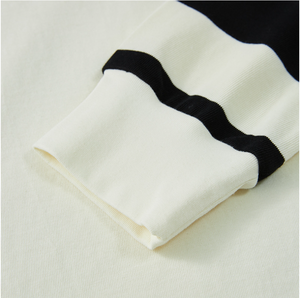 Alta qualità di personalizzazione 100% cotone 280gsm Jumper <span class=keywords><strong>moto</strong></span> manica lunga t-shirt con colore a righe <span class=keywords><strong>moto</strong></span> felpa - Product Image 5