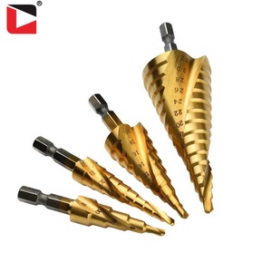 ชุดดอกสว่านเจาะแบบขั้นบันไดเคลือบไทเทเนียม HSS 4 ชิ้น - Product Image 2