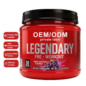 Suplemento Pre-Entrenamiento de Marca Blanca con Creatina Monohidrato y <span class=keywords><strong>Amino</strong></span>ácidos BCAA - Product Image 1