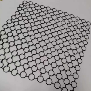 Grille acoustique décorative en maille pour cinéma, réduit l'écho, améliore l'effet sonore, en acier inoxydable, maille métallique en spirale - Product Image 3