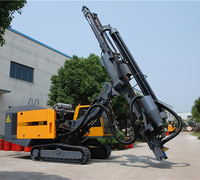 Foreuse pneumatique sur chenilles Kaishan KT15 de 25 m pour forage de puits, avec compresseur d'air, pour utilisation en surface au diesel
