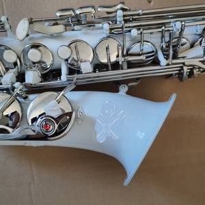Saxofón alto Eb SAX Laca blanca <span class=keywords><strong>Instrumento</strong></span> <span class=keywords><strong>de</strong></span> <span class=keywords><strong>viento</strong></span> cinético dorado Ventas directas <span class=keywords><strong>de</strong></span> fábrica transfronterizas Descuento <span class=keywords><strong>de</strong></span> gran cantidad - Product Image 5