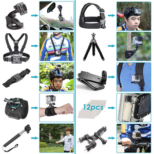 Kit de caméscope 50 en 1, pour Go pro H ero 9 8 7 6 5 4 3 +, accessoires d'appareil photo d'action - Product Image 2