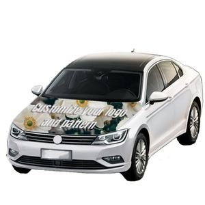 Funda para Capó de Coche Personalizada de Alta Calidad con Impresión por Sublimación, Tela Elástica 100% Poliéster, Bandera para SUV, Camioneta Deportiva - Product Image 6