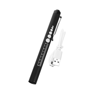 <b>Pen</b> Light Nurse Rechargeable LED Medical Warm&<b>White</b> Light Portable Pupil Gauge Doctor First Aid EMT Nursing Student IP44 10M - Product Image 1