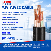 Kabel Daya ZR 4core Tembaga U-1000 R2V N2XY YJV XLPE 3x240mm+1x120mm 3x10mm 3x16mm 3x50mm 3x70mm 95mm 150mm 185mm 240mm 400mm