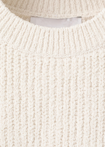 LEDUO Custom Lace splicing casual vest round collar loose style sleeveless Women knitted <b>sweater</b> - Product Image 2