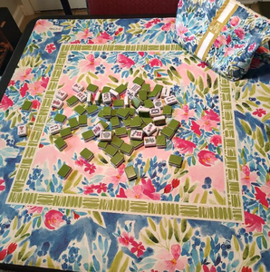 Nouvelle sortie : Tapis de mahjong de luxe en néoprène 31,5x31,5 pouces pour jeux de casino et poker, design portable, en stock - Product Image 2