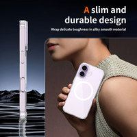 Coque de téléphone transparente anti-jaunissement pour iPhone 17 16 15 14 13, antichoc, anti-poussière, 1,5 mm PC+TPU, protection transparente pour téléphone portable