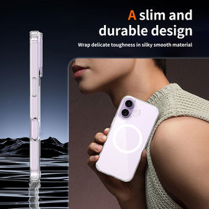 Funda Transparente Antiamarilla para iPhone 17 16 15 14 13, Antigolpes y Antipolvo, 1.5MM PC+TPU, Carcasa Transparente para Teléfono Móvil - Product Image 4