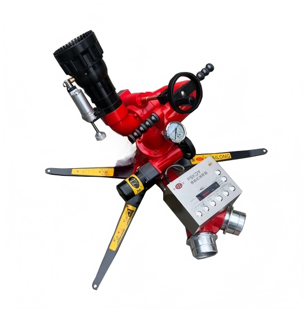 NFPA 1964 GB 19156 Certified High-Flow Dual-purpose Movable Portable Ground Fire Water Monitor Firefighting Equipment