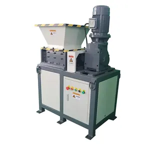 Plastic recycling plastic lump double shaft shredder machine