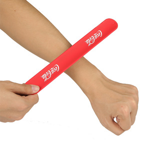 <span class=keywords><strong>Pulsera</strong></span> de Silicona con Diseño de Dibujos Animados Personalizada, Impresa en Serigrafía, para Adultos y Niños, Promocional y Económica - Product Image 1