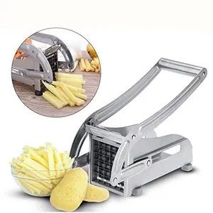 Food Grade Potato Cutter Stainless Steel Meat Chips Slicer Vegetable Slicer Kitchen Tools Manual French potato Cutter chipper