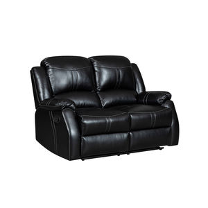 طقم أريكة قابلة للتمدد والاستلقاء بتصميم عصري لغرفة المعيشة، بيع مباشر من المصنع بالجملة، كرسي وأريكة مغطاة بالجلد الصناعي - Product Image 3