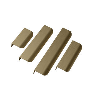 Feyas recommandé Xiaohongshu armoire moderne en acier inoxydable poignée Invisible noir étendu Simple porte d'armoire salon - Product Image 5