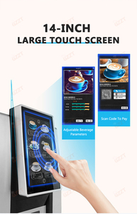 20 + đồ uống Espresso cafe Creme Americano Cappuccino Latte Mocha sô cô la sữa tự động Cà Phê Máy bán hàng tự động với thanh toán - Product Image 6