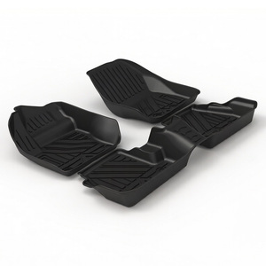 Tapis <span class=keywords><strong>de</strong></span> sol <span class=keywords><strong>de</strong></span> voiture ODM en TPE, toutes saisons, imperméables, antidérapants, pour Ford Escort 2015 à 2020 - Product Image 1