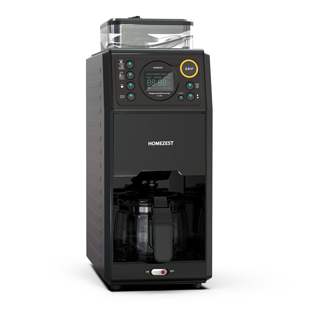 GM3002 Automatic Aroma Brew Coffee Maker With Grinder High End LED Display