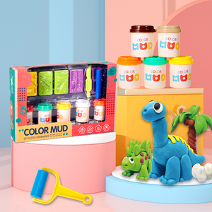 Nuevo Kit de Plastilina TPE No Tóxica de 5 Piezas con Moldes Coloridos, Juguete Educativo para Niños, Certificado de Seguridad - Product Image 4