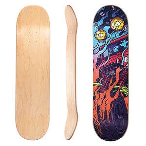 Fabrieksgroothandel Aanpasbaar 31*8 Inch 7-laags Esdoorn Dubbel Omgekeerd Vierwiel <span class=keywords><strong>Skateboard</strong></span> Deck - Product Image 1