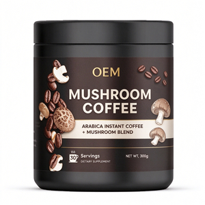 Café Instantáneo de Arábica con Champiñones OEM ODM, Mezcla de Café 300g, 30 Porciones, Proveedor y Fabricante de Marca Privada al por Mayor - Product Image 1
