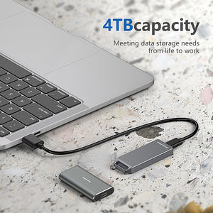 Alüminyum dış kasa <span class=keywords><strong>m</strong></span>-anahtar PCIE M2 <span class=keywords><strong>M</strong></span>.2 SSD muhafaza 10Gbps <span class=keywords><strong>M</strong></span>.2 NVME SSD durumda 2230 2242 SSD - Product Image 4