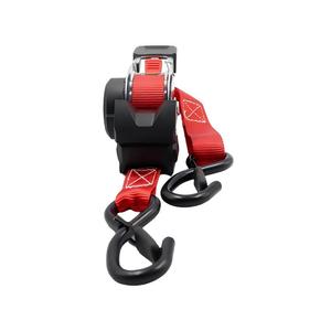 Sangles à <span class=keywords><strong>cliquet</strong></span> rétractables multicolores de 1 pouce x 10 pieds, résistance à la rupture de 1500 livres, sangles de cargaison en polyester, crochet en S - Product Image 6