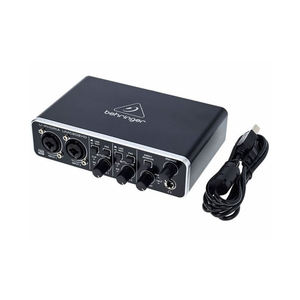 <span class=keywords><strong>Carte</strong></span> <span class=keywords><strong>son</strong></span> <span class=keywords><strong>Behringer</strong></span> U-Phoria UMC202HD, interface audio USB avec 2 préamplis Midas et alimentation fantôme 48V, équipement sonore de studio - Product Image 6