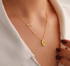 Collar de Alejandrita Hecho a Mano, Regalos de Aniversario para Esposa, Regalo del Día de la Madre para Ella, Collar de Acero Inoxidable 316l - Product Image 3