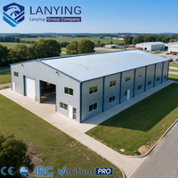 Bâtiment d'entrepôt à structure en acier isolé, usine industrielle préfabriquée, atelier de stockage, charpente métallique