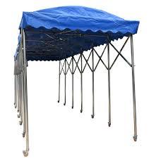 Tenda lipat karavan garasi lipat dapat ditarik tenda tarik ukuran besar kualitas terbaik dengan roda untuk <span class=keywords><strong>Carport</strong></span>