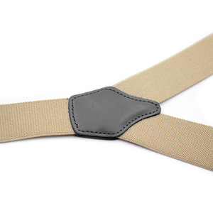 Su misura doppio nero <span class=keywords><strong>bretelle</strong></span> in poliestere con 6 Clip con bottone da <span class=keywords><strong>uomo</strong></span> adulti generazione accessori per capelli Cross-Border - Product Image 2