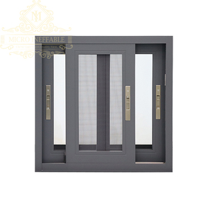 Puertas correderas de aluminio, puertas de doble acristalamiento, calidad Premium, precio de fábrica - Product Image 3
