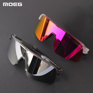 Gafas de sol con lentes galvanizadas MOEG, gafas deportivas de medio Marco, gafas para bicicleta, gafas de sol polarizadas para ciclismo Anti-UV - Product Image 6