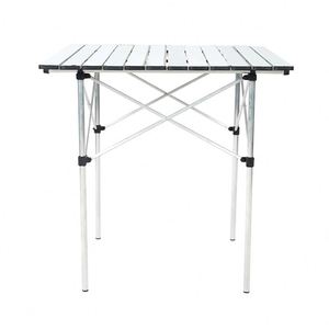 Portable Folding Metal <b>Picnic</b> Camping <b>Table</b> for Dining Hotel Living Room - Product Image 1