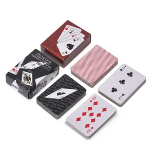 Hot bán mini nhỏ chơi bài Poker thẻ in với hộp giấy hoặc hộp Nhựa Tùy Chỉnh I 7 bình thường