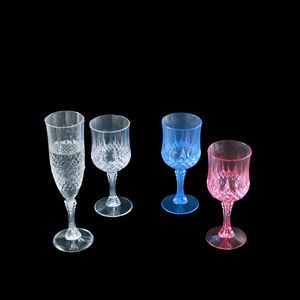Verre à champagne jetable 230 ml en plastique transparent pour les fêtes - Product Image 3