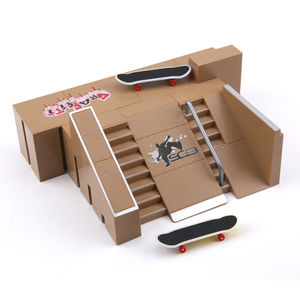 ホット販売フィンガースケートボーディングスケートパークランプ5-in-1ミニフィンガースケートボードランプセットフィンガースケートパーク子供向けギフト - Product Image 4