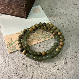 10 pièces/sac Perles d'espacement en bois massif, étoile, lune, Bodhi, perles rondes à grand trou pour bracelet et collier faits à la main - Product Image 4