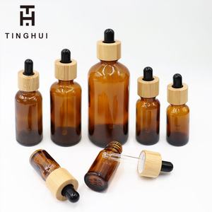 ขวดแก้วสีน้ำตาลขนาด 30 มล. 60 มล. พร้อมหลอดหยดสีดำ ขวดแก้วสีชาขนาด 1 ออนซ์ 2 ออนซ์ มีสินค้าในสต็อก - Product Image 1