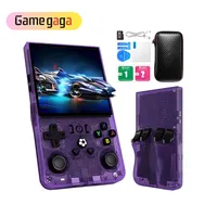 Console de jeu portable Q-HOME R36 Max, écran HD de 4 pouces, 15000 jeux, système d'exploitation Linux portable, émulateur d'arcade, Wi-Fi, batterie de 4000 mAh